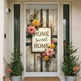 thumbnail image 3 of Ladybug Design Welcome Banner Daisy Pattern Ladybug Display Light Green Background Black White Checkered Daisy Backdrop for Spring Party Garden Gathering Outdoor Welcome, 3 of 9