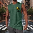 thumbnail image 5 of Akmaiox Men's Palm Tree Sunset Graphic Tank Top Casual Workout Muscle Sleeveless Shirts for Summer Beach Sports S-XXL, 5 of 6