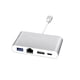 thumbnail image 2 of Adaptador De Concentrador Tipo C A Hdmi Usb-C Rj45 Usb 3,0 Convertidor Multimedia Tipo C Para Macbook Galaxy S8 Dex Huawei P30 Scienceny EL010703-00, 2 of 6