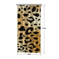 thumbnail image 5 of Gold and Black Of Leopard Print Shower Curtain 36"x72" ,Bathroom Decorative Shower Curtains Set with 12 Hooks,Modern Waterproof Washable Shower Curtain, 5 of 6