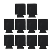 LEORX 10Pcs Collapsible Black Beer Bottle Sleeves for Insulation and Protection