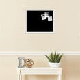 thumbnail image 3 of PinPix 20x16 Custom Cork Bulletin Board Solid Black Poster Board Has a Fabric Style Canvas Finish, Framed in Solid Black, by ArtToFrames (PinPix-622), 3 of 5