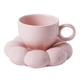 thumbnail image 2 of Platillo de la taza de café Taza Y Platillo De Café De Cerámica Con Asa Para Oficina En Casa Rosa Rosado Magideal Platillo de la taza de café, 2 of 7