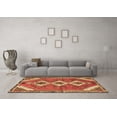 thumbnail image 3 of Ahgly Company Indoor Square Persian Brown Traditional Area Rugs, 5' Square, 3 of 4