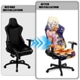 thumbnail image 5 of Jiueut Boho Mandala Print Gaming Chair Cover with Armrest Cover, Anti Slip Computer Chair Slipcovers Washable High Back Chairs Protection with Zipper, 5 of 7