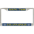 thumbnail image 1 of USS Annapolis SSN-760 License Plate Frame, 1 of 1