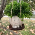 thumbnail image 3 of Trilenars  Wall Hanging Planters, Small Succulent Pot, Smile Face Resin Flower Pot, Succulent Flowers Plants Pot, Swing Face Planters Pots, Nursery Pot Flower Vase, For Indoor Outdoor Home Decor, 3 of 7