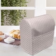 thumbnail image 4 of Retro Lounger Chair Bag, Pastel Squares with Polka Dots Geometrical Symmetrical Checked Tile Pattern, High Capacity Storage with Handle Container, Lounger Size, Pale Pink White, by Ambesonne, 4 of 5
