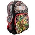 thumbnail image 2 of Teenage Mutant Ninja Turtles Black and Red 16" School Backpack, 2 of 4