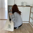 thumbnail image 1 of Bolsa de chaleco de felpa para mujer, bolso de hombro de gran capacidad bordado (bosque de bambú) Tmvgtek Para estrenar, 1 of 9