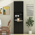 Giantex Kitchen Pantry Tall Storage Bathroom Floor