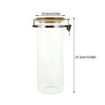 thumbnail image 2 of LIFKOME 1Pcs Airtight Glass Canister Bamboo Lid Sealed Preservation Container Simple Style Home Users, 2 of 8