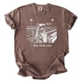 thumbnail image 7 of I Live Here Now Funny Raccoon Football Shirt for Women Game Day Tailgate Tee for Football Mom Espresso Shirt Large, 7 of 7
