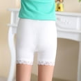 thumbnail image 2 of XXWXYD Girls Cartwheel Shorts Ruffl𝖾 Trim Bik𝐞r Athleti𝖼 Stretch Plain Yoga Leggings 𝖴nderwear Teens Kids Summer Casual Dance Workout Gym Active Wear Shorts, 2 of 3