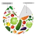 thumbnail image 4 of Kll 48" Christmas Tree Skirt Vegetables2 Xmas Tree Skirts Mat For New Year Xmas Holiday Party Indoor Outdoor Home Decoration, 4 of 9