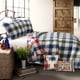 thumbnail image 2 of Juego de 5 edredones Ace Checker rojo / verde King Lush Decor 16T001628, 2 of 2