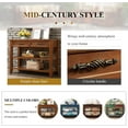 thumbnail image 5 of Knocbel Console Table Sofa Entryway Side Table Furniture with 2 Drawers and 2 Bottom Shelves for Living Room Home Decor, 42" W x 13.78" D x 30" H, Brown, 5 of 9