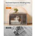 thumbnail image 5 of SONGMICS Home Litter Box Enclosure, Superfast Toolless Assembly, Cat Litter Box Furniture, Push-to-Open Doors, Indoor Cat House, Greige, 5 of 7