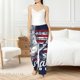 thumbnail image 4 of Fotbe Mallard Duck With American Flag Pantalones de Pijama para Mujer, Pantalones de Dormir, Pantalones Pj con Cordón y Bolsillos-X-Large, 4 of 6