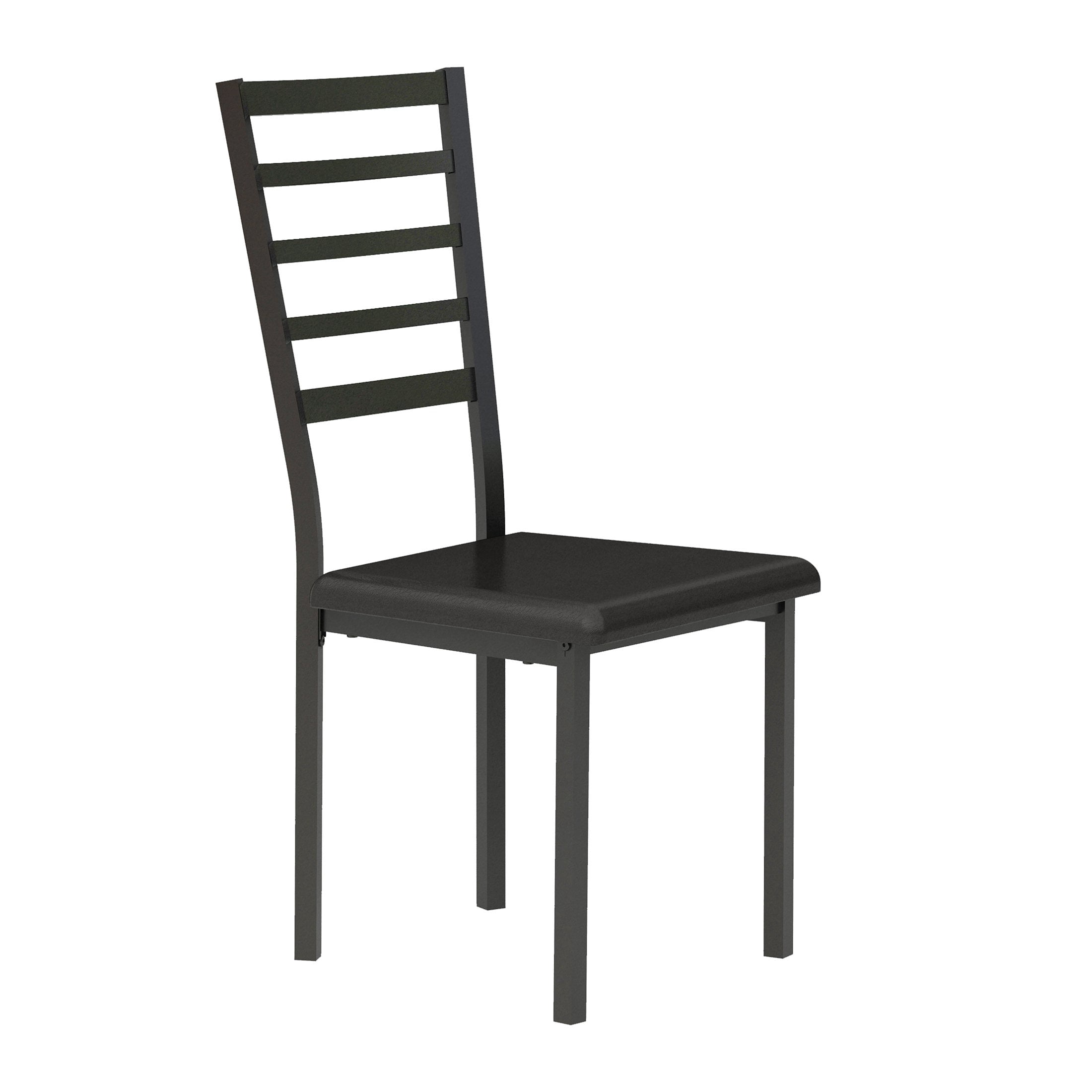 OakvillePark Rory Writing Desk and Chair Set, Black