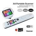 thumbnail image 2 of A4 Mini Portable Document & Images Photo Scanner, 1050 DPI JPG/PDF Handheld High Speed Scanner For School Business Use ,Compatibility, 2 of 7