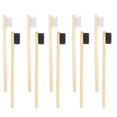 thumbnail image 1 of Cepillos de Dientes SEVENHEAD para Niños con Mango de Bambú y Cerdas Suaves - 10 unidades, 1 of 6