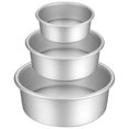 thumbnail image 1 of 3pcs Cake Pan Set,for Cake Ba (4 Inch 7 Inch 8 Inch, 1 of 5