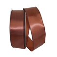 thumbnail image 1 of Reliant Ribbon 92575W-092-40K Satin Value Wired Edge Ribbon - Brown - 2.5 in. x 50 yards, 1 of 1