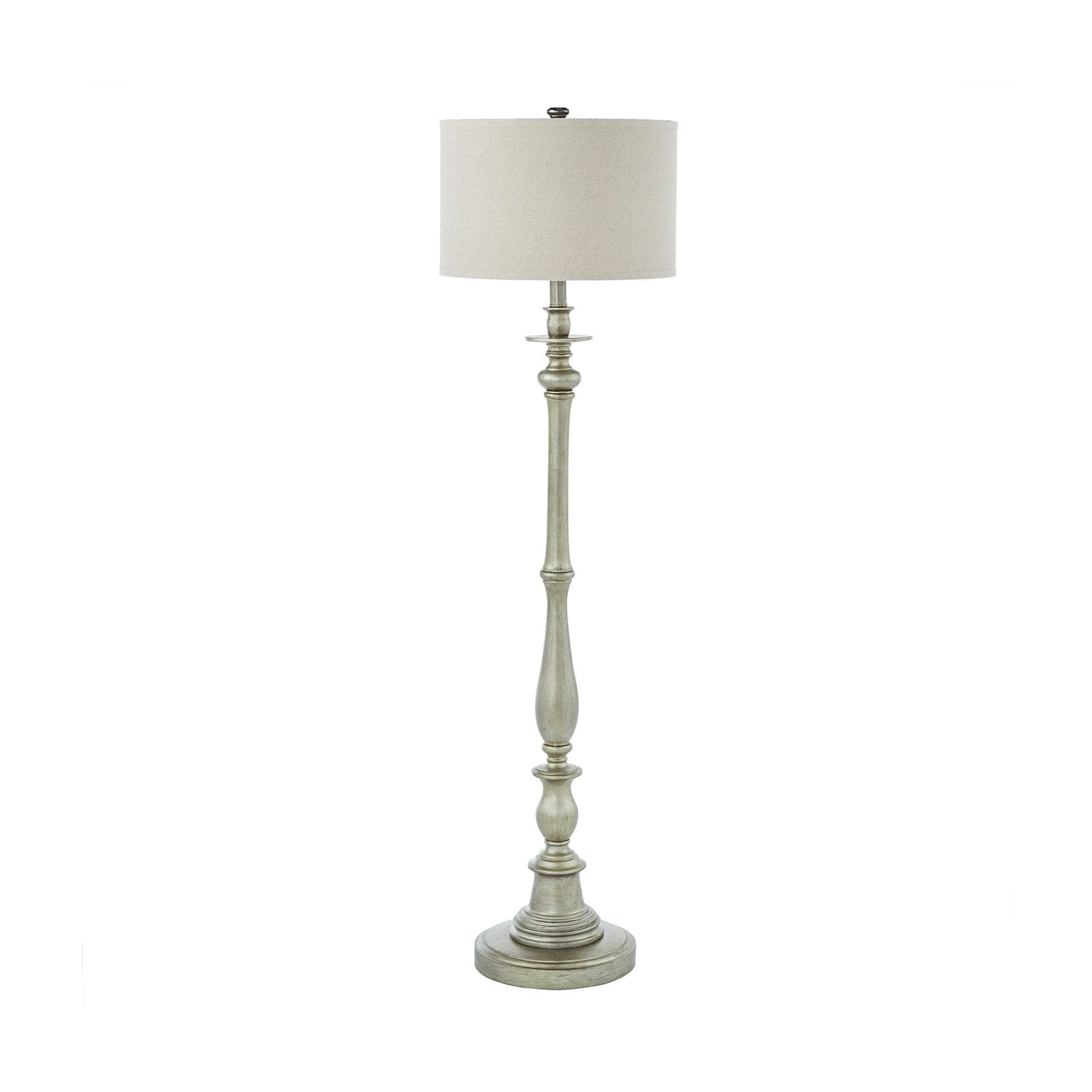 Weston Home Passen Antique Silver Floor Lamp
