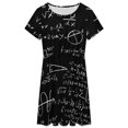 thumbnail image 3 of Math Women's Dress Short Sleeve Summer Sundress Summer Women Clothes, 3 of 7