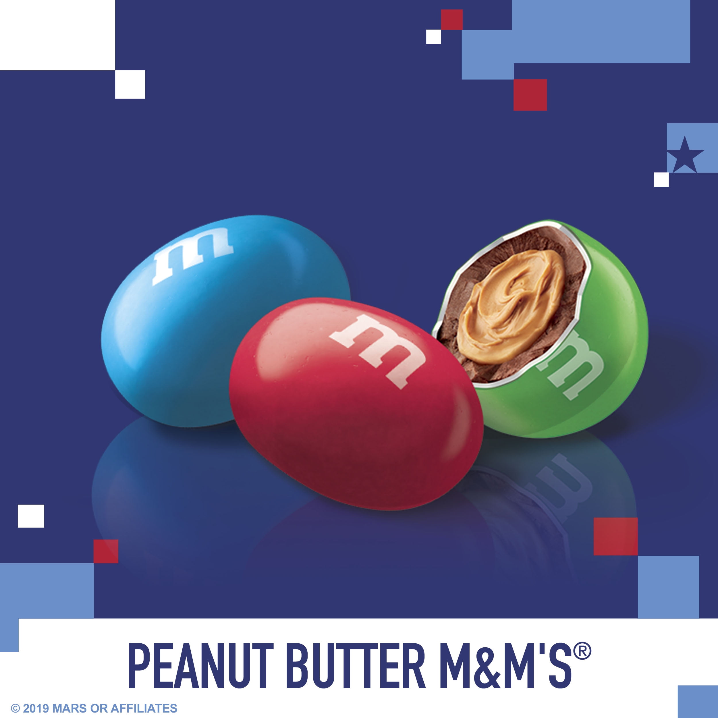 M&M's Peanut Butter Chocolate Candy Party Size, 38 oz - QFC