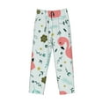 thumbnail image 4 of Daiia Cute Flamingo Men's Sleep Pant with Pockets and Drawstring,Pajama Pants-Small, 4 of 9