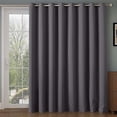 thumbnail image 6 of Outdoor Curtains Waterproof - Sun Blocking Curtains Heavy Duty Vertical Blind Grommet Shades for Garage Patio Door Window Porch Pergola, W 100 inches x L 84 inches, Gray, 2 Panel, 6 of 10