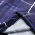 thumbnail image 6 of Running Shorts for Men Fashionable Pajama Pants Plaid Bermuda Casual Sports Shorts Loose Purple XXXL, 6 of 6