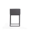 thumbnail image 5 of Home Square 34" Faux Leather Barstool in Gray & Black Finish - Set of 3, 5 of 7