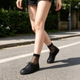 thumbnail image 2 of 10 Pairs Women's Ankle Sheer Socks Thin Nylon Sock Short Dress Stockings See Through Sock Nylon Reinfored Toe Pantyhose Socks for Women, 2 of 5