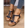 thumbnail image 5 of Women Minimalist Ankle Strap Sandals, Fashion Summer Flat Sandals, 5 of 5
