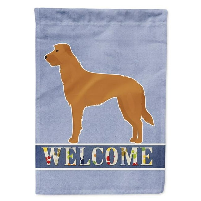 Carolines Treasures CK3757GF Lurcher No.2 Welcome Garden Size Flag