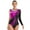 Hot Pink, variant on YONGHS Gymnastics Leotard For Women Gymnastics Long Sleeve Ballet Acrobatics Performance Bodysuit Blue XXL