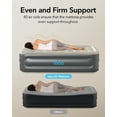 iDOO Twin Air Mattress with Pillow Builtin Pump, Blow Up Mattress Self