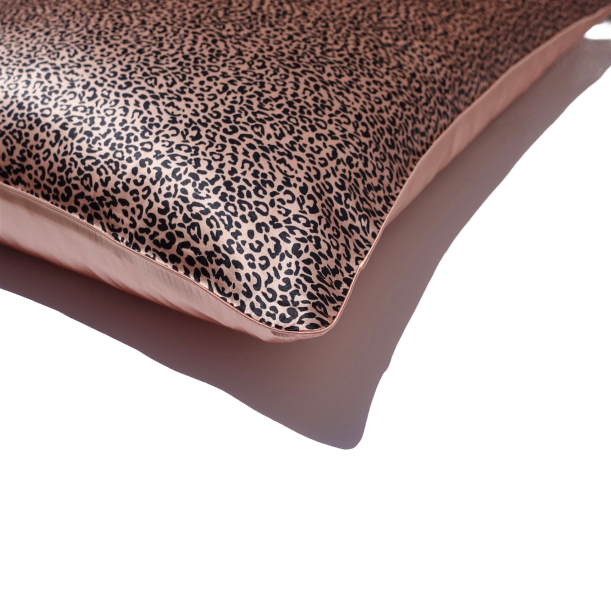 Rose Gold- Silk Pillowcase with hidden zipper by INNELLI (Queen)