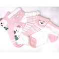 thumbnail image 3 of Toddler Cotton Spring Summer Easter Easter Animal Design Socks Extra Small, Peach Bear, 3 of 3