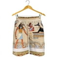 Ancient Egypt 3D Print Beach Shorts Men Egyptian Murals Graphics Surf