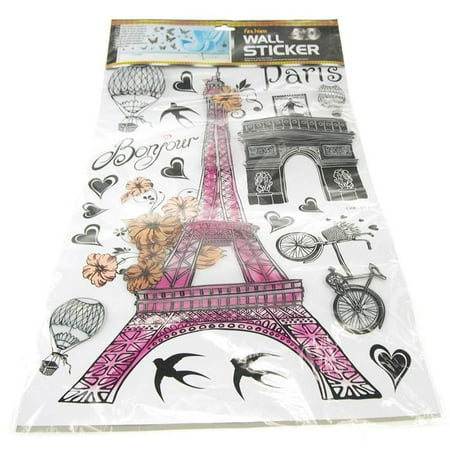 Paris Eiffel Tower Wall Decor 3d Stickers Walmart Com