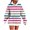 Hot Pink, variant on SwiftWear Women's Multicolor Stripe Print Long Hoodie - Color Block Pullover Casual Tops with Pocket, Drop Shoulder Lounge wear Hot Pink