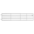 thumbnail image 1 of vidaXL Field Gate Farm Gate for Poultry Animals Garden Gate Farm Door Silver, 1 of 6