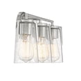thumbnail image 5 of Satin Nickel Three Light Bath Bar from the Sacremento Collection, 5 of 6