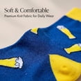 thumbnail image 3 of JAMES FIALLO Vibrant Everyday Crew Socks – Multipack of Comfortable Novelty Styles (12 Pack), 3 of 6