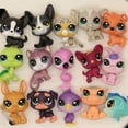 thumbnail image 3 of 10/50 piezas mixtas de 4-5 cm de figuras de juguetes de la tienda de mascotas LPS antiguas, figuras de juguete populares en miniatura, 3 of 5