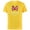 Yellow, variant on Disney Minnie Mouse Schwester Head Icon Magic Family German- Short Sleeve Cotton T-Shirt for Adults - Customized-Black
